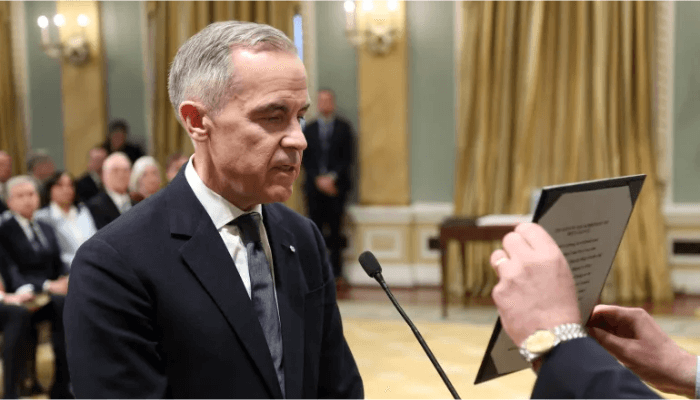 Mark Carney Sworn in as Canada's prime minister, vows to defend sovereignty and economy