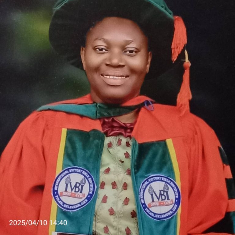 Blessing Henry Echenwo, founder/proprietress, Priesthood Orphanage, Elelenwo, PH