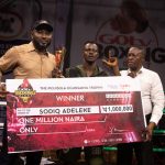 Adeleke wins N1m best boxer prize at GOtv Boxing Night 33
