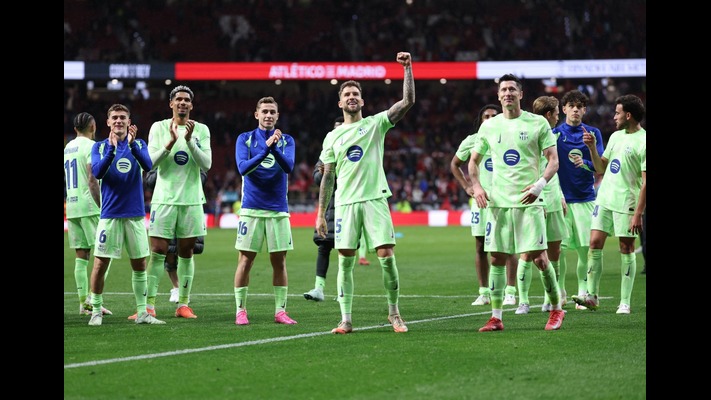 Barcelona edge Atletico to set up El Clasico Copa del Rey final