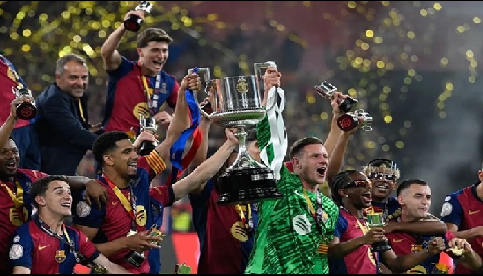 Kounde’s goal seals Copa del Rey win for Barcelona over Real Madrid