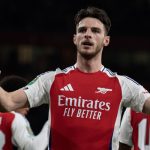 declan rice arsenal vs real madrid