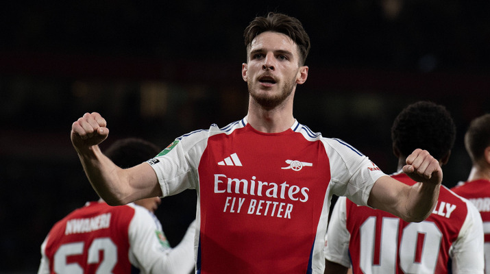 declan rice arsenal vs real madrid