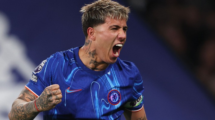 Enzo Fernandez’s header Chelsea vs Tottenham