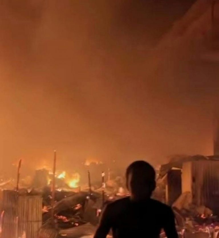 Fire outbreak in Jos 