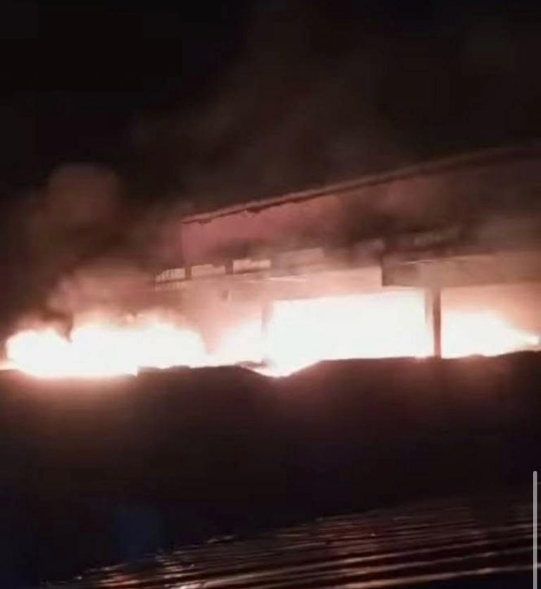 Fire outbreak in Jos 