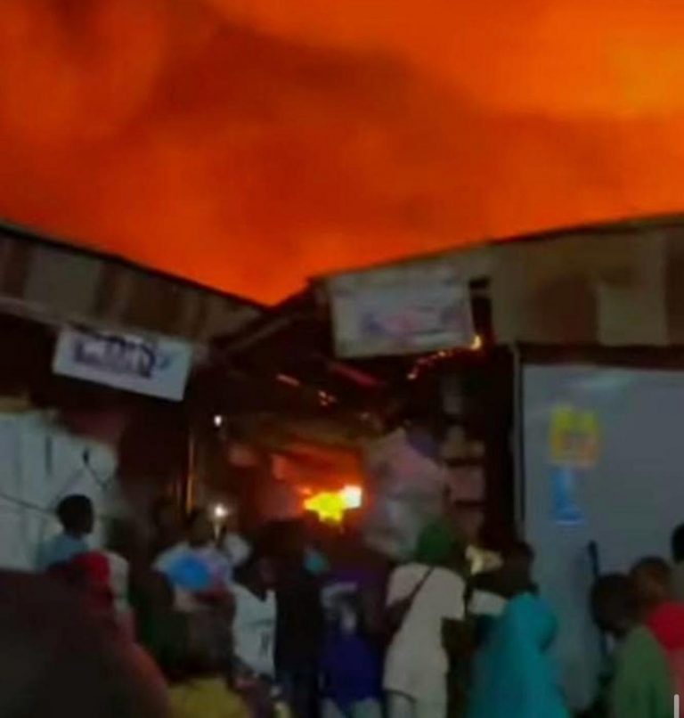Fire outbreak in Jos 