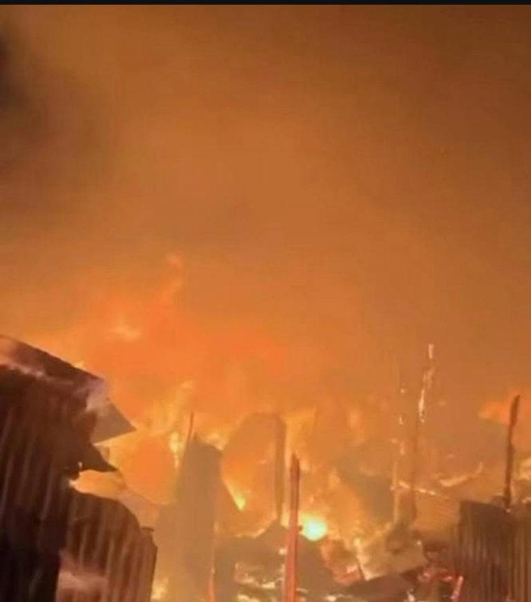 Fire outbreak in Jos 