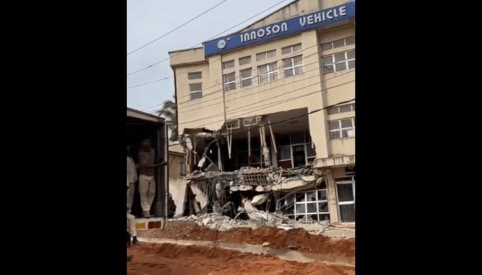 Innoson head office demolition