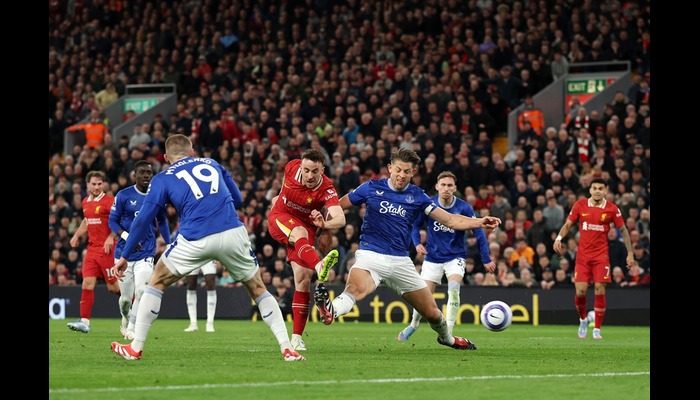 Liverpool edge Everton in feisty Merseyside derby to restore 12-point lead