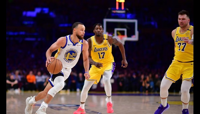 Stephen Curry's 37 points lead Warriors vs Los Angeles Lakers