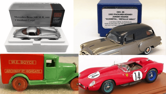 Ten model cars selling for prices that rival real vehicles