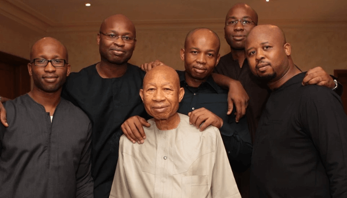 Pascal Dozie and his sons