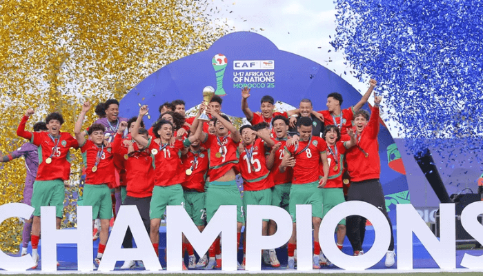CAF U-17 AFCON: Morocco lifts trophy on home soil