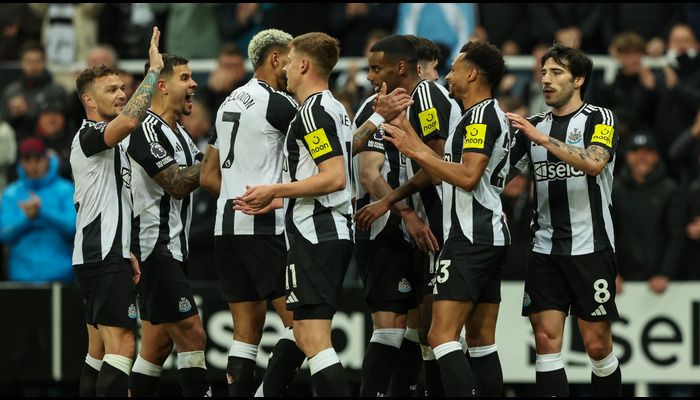 Newcastle thrash Crystal Palace 5-0 to move third in Premier League table