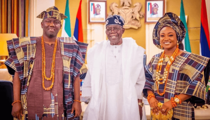 Bola Tinubu and Alafin of Oyo