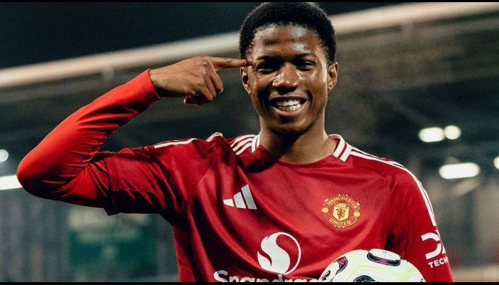 Chido Obi makes history as youngest Man United player to start in Premier League