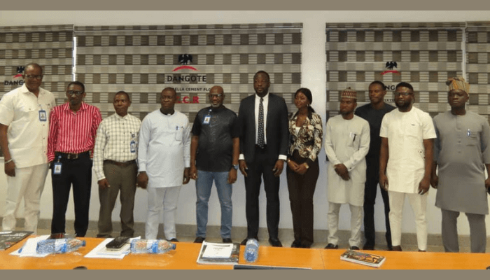 ESIPO and Dangote Cement company meeting