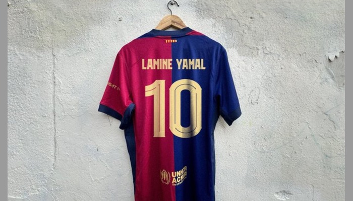 Lamine Yamal inherits Messi’s iconic No. 10 jersey at Barcelona