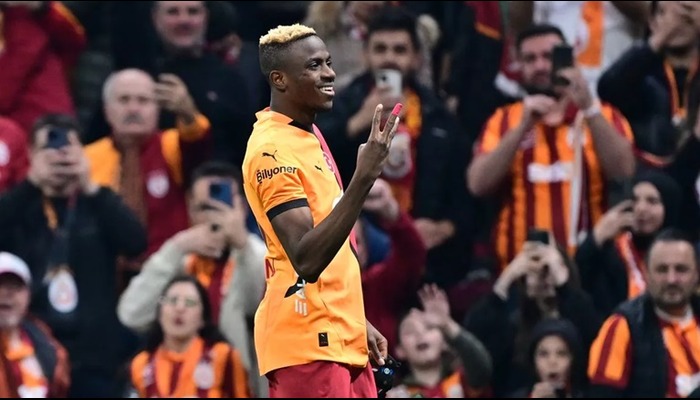 Osimhen scores brace to take goal tally to 33 as Galatasaray thrash Sivasspor 4-1
