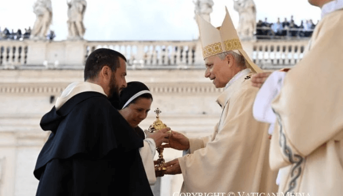 Pope Leo xiv, credit: Vatican media