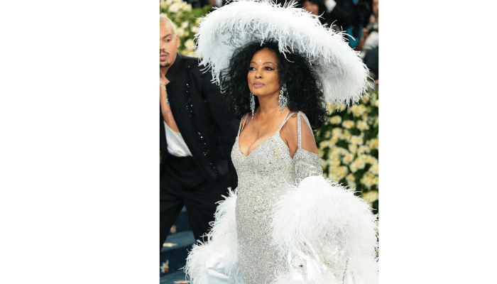Diana Ross says she was convinced to attend at the last moment by her son. She hadn't been to the Gala since 2003.Dimitrios Kambouris/Getty Images for The Met Museum/Vogue/AFP