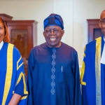 Alvina Reynolds and Bola Tinubu