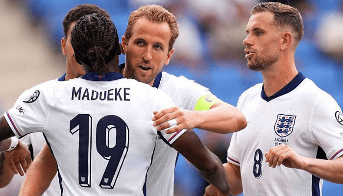 England beat Andorra