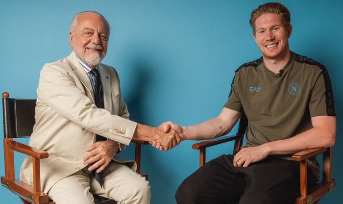 De Bruyne joins Napoli on free transfer after Man City exit