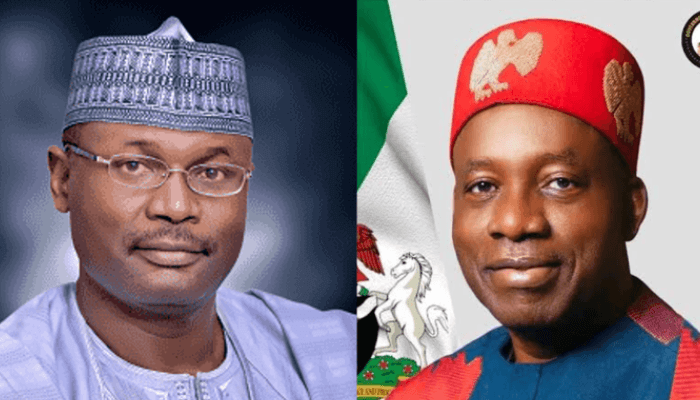 Mahmood Yakubu and Charles Soludo