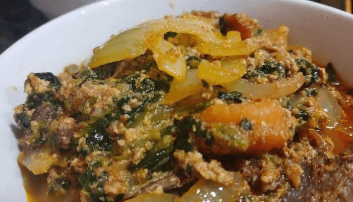 Mixed Egusi Vegetable Soup