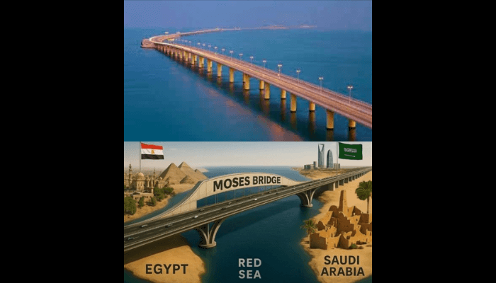 Moses Bridge in Egypt
