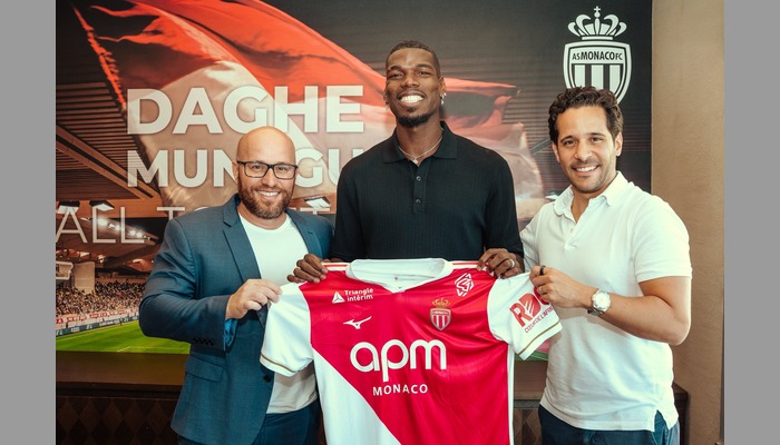 Paul Pogba signs for Monaco after doping ban