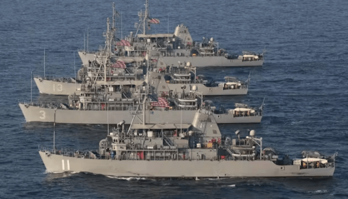 Top 10 countries with the least mine warfare fleets (1)