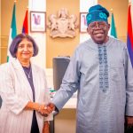 President Tinubu and Managing Director & Chief Financial Officer World Bank Group, Anshula Kant