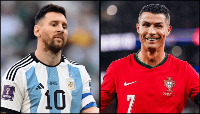Lionel Messi and Cristiano Ronaldo