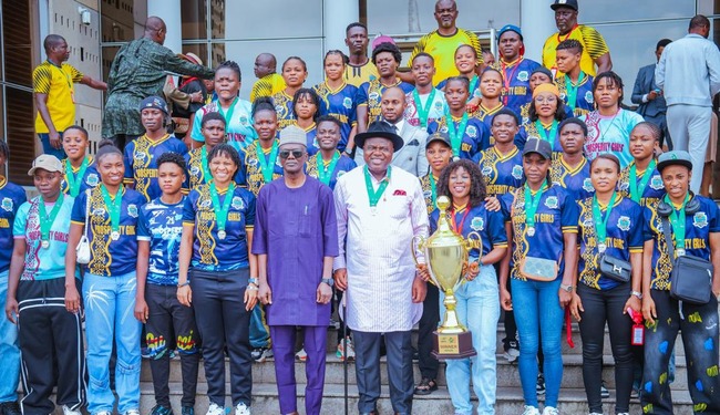 NWFL: Bayelsa Queens get cash rewards from Governor Diri and Premium Trust Bank