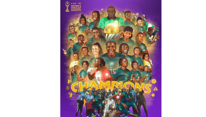 Tinubu hails Super Falcons after stunning comeback seal 10th WAFCON title