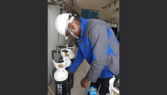 Donation of medical oxygen plant