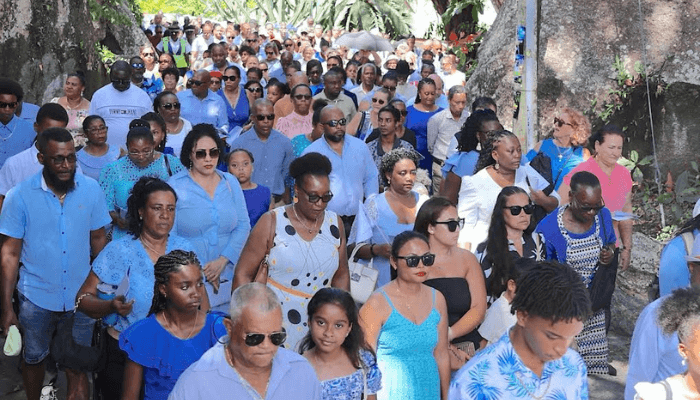 La Digue celebration in Seychelles