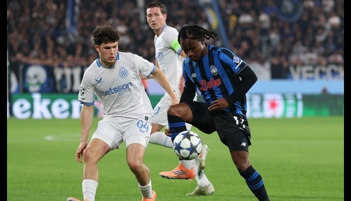 UCL: Lookman makes first season start as Atalanta edge Club Brugge 2-1