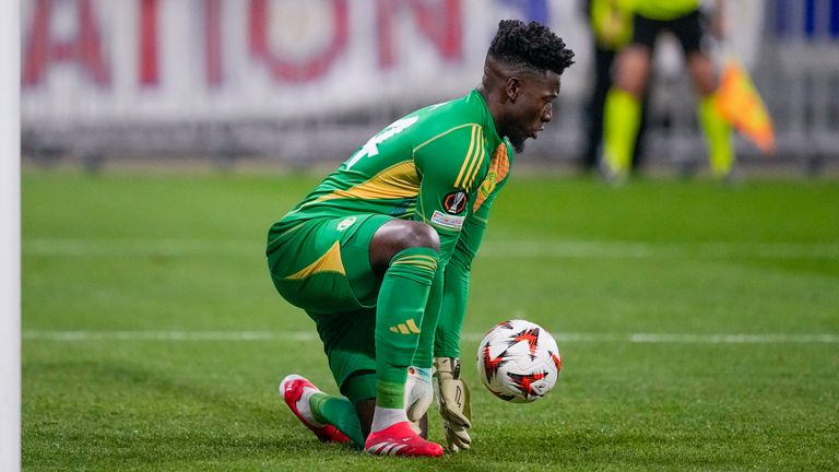 Man United goalie Onana agrees loan move to Trabzonspor