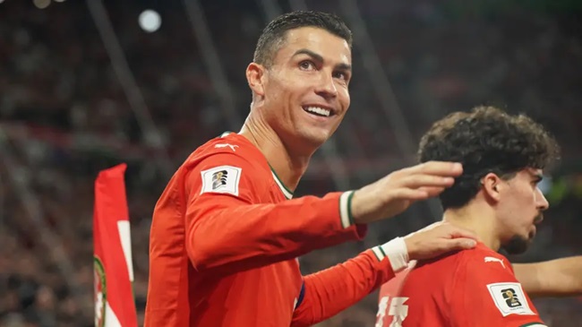 Cristiano Ronaldo sets new goal record in World Cup qualifiers