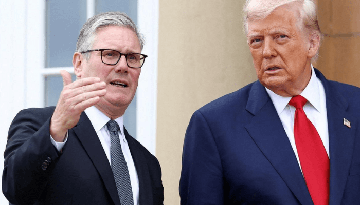 Donald Trump and Keir Starmer