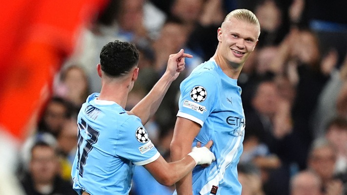 Champions League: Haaland shines as Man City beat Napoli 2-0 at Etihad