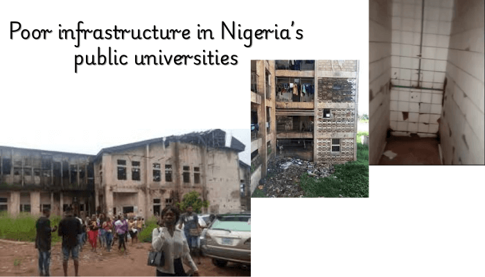Poor infrastructure in Nigeria’s public universities