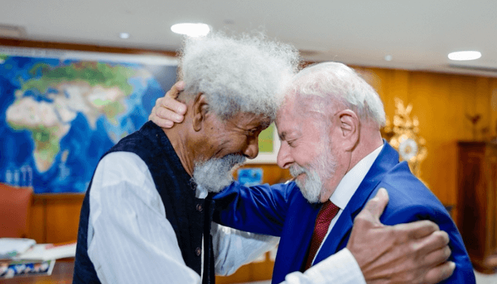 President Lula and Wole Soyinka