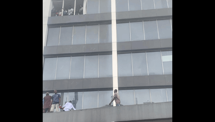 Afriland Towers fire