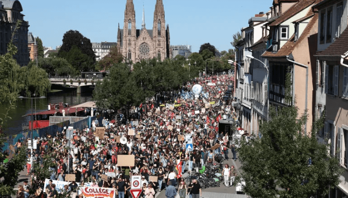 France paralysed as unions revolt over Macron’s austerity drive