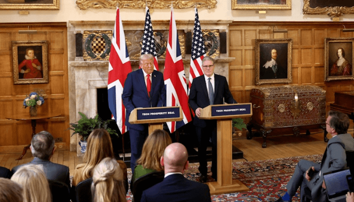 Trump and Starmer show unity but split on Palestinian state during London talks